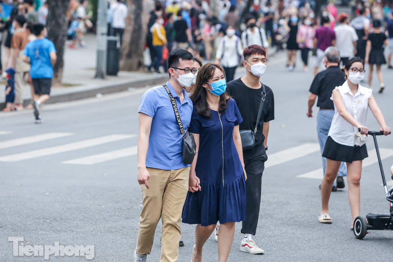 Hình ảnh quen thuộc tại phố đi bộ từ trước.