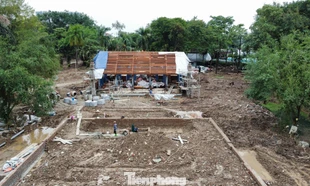 Cận cảnh khu tưởng niệm gấp rút hoàn thành tại Công viên Võ Thị Sáu