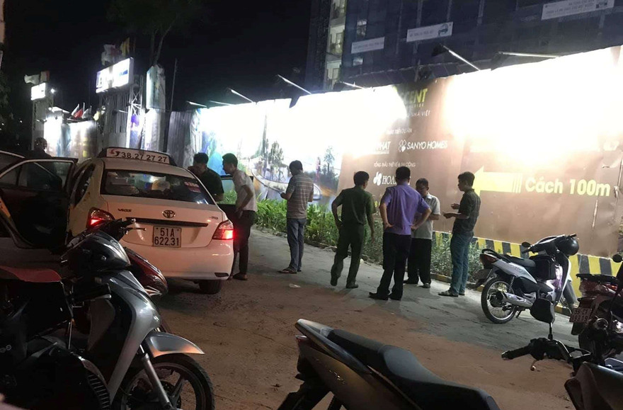 Hiện trường vụ việc.