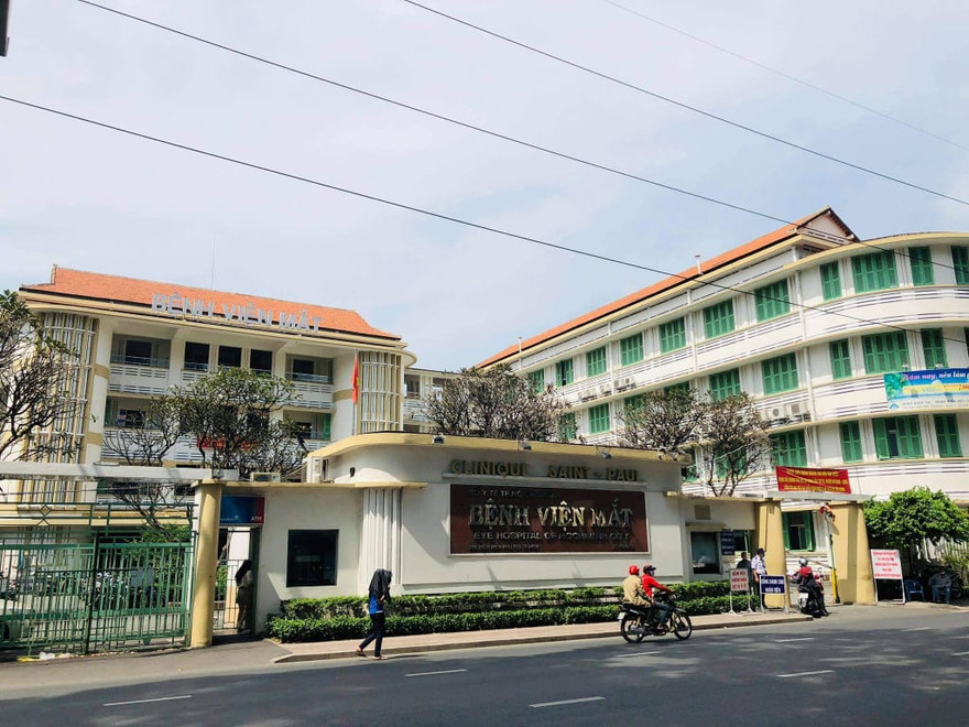 Bệnh viện Mắt TPHCM, nơi Bộ Công an vừa khám xét.