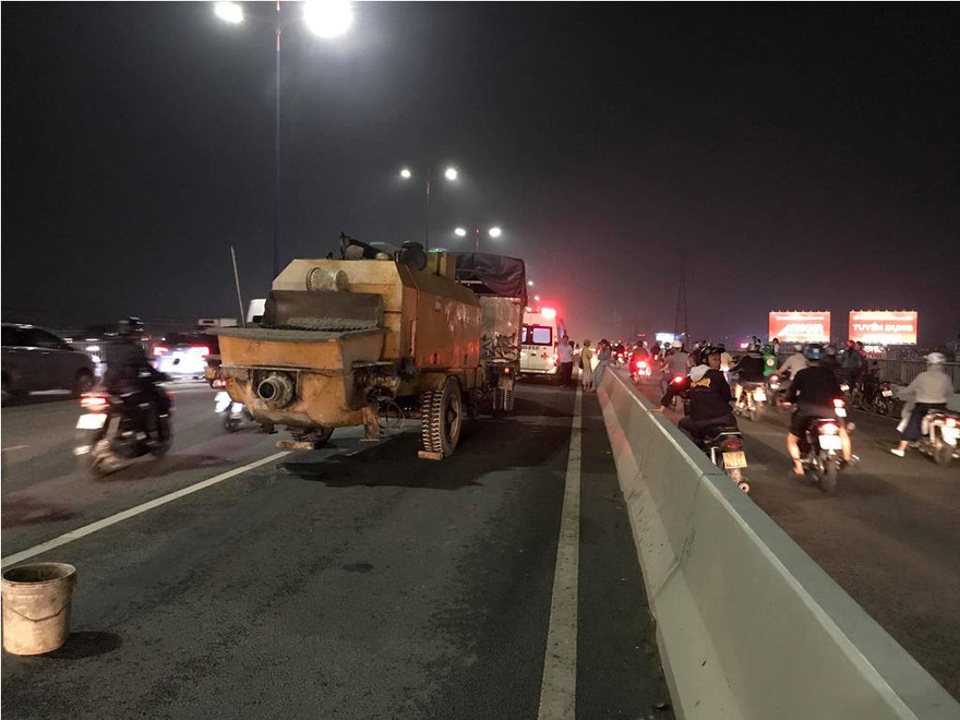 Hiện trường tai nạn.