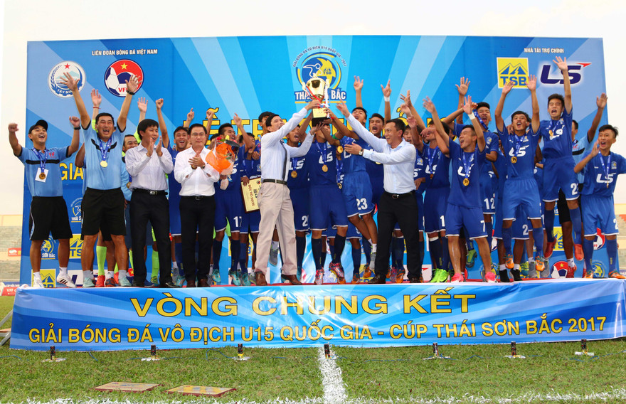 Đánh bại 'hậu duệ Thể Công', PVF vô địch giải U15