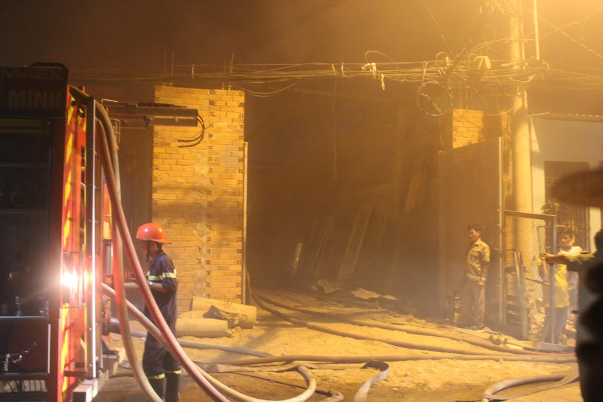 Hiện trường vụ hỏa hoạn