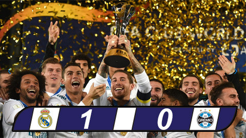 Ronaldo lập công, Real lại lên đỉnh thế giới