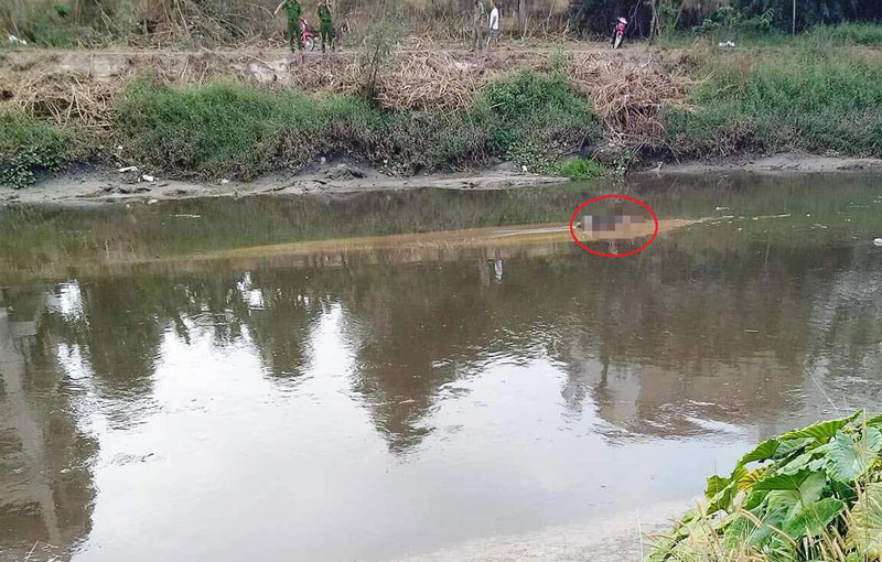 Khu vực phát hiện thi thể