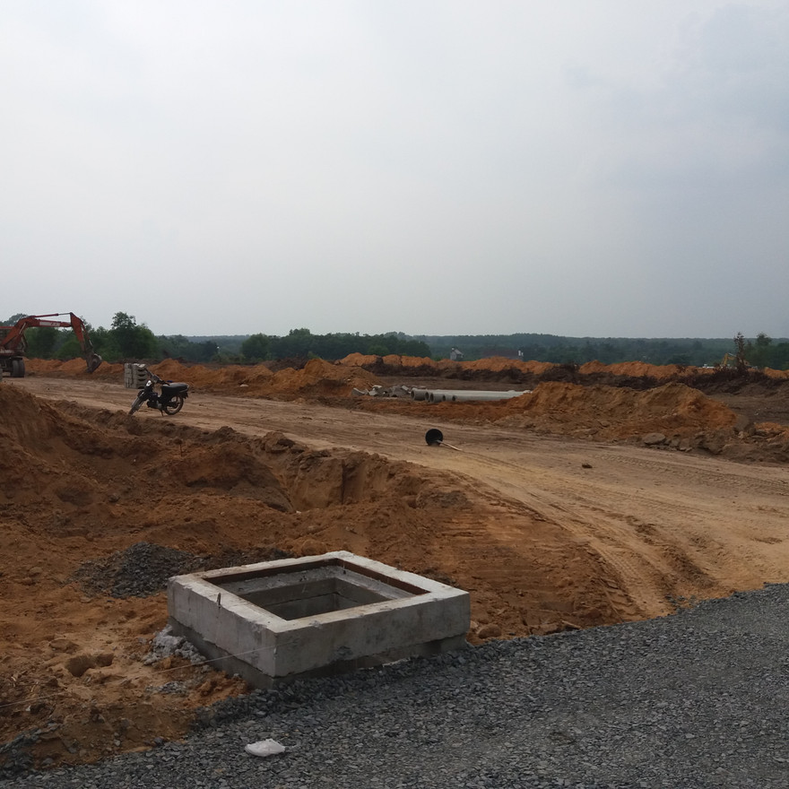 Một dư án dân cư ở vùng ven khu vực dự án sân bay Long Thành. 