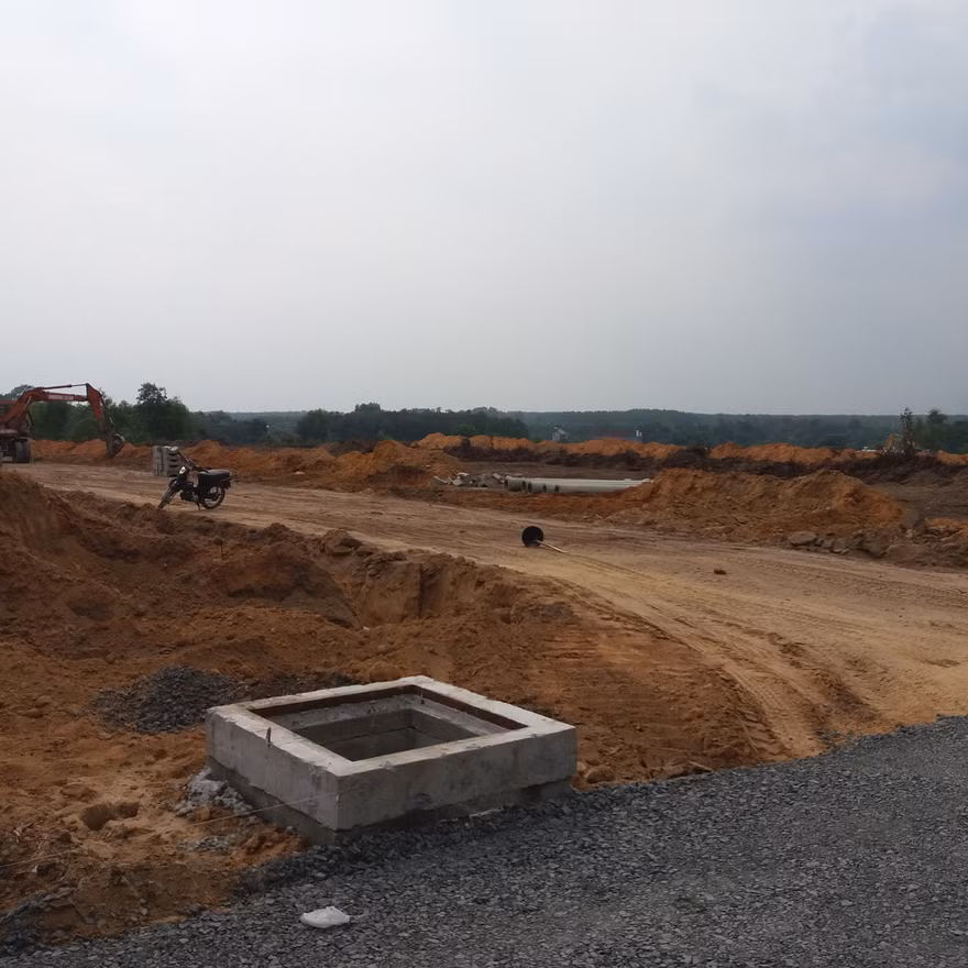 Một dư án dân cư ở vùng ven khu vực dự án sân bay Long Thành. 