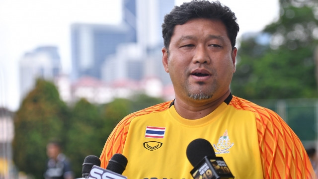 HLV Worrawoot của U22 Thái Lan