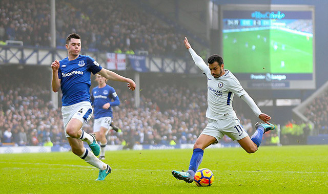 Vắng đại pháo Morata, Chelsea bất lực trước 'xe bus' Everton