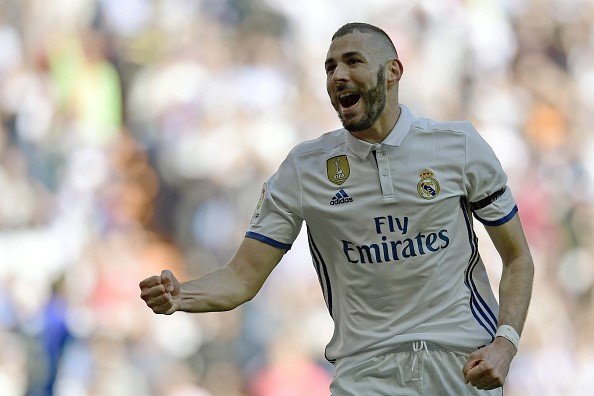 Benzema là tác giả bàn mở tỷ số cho Real.