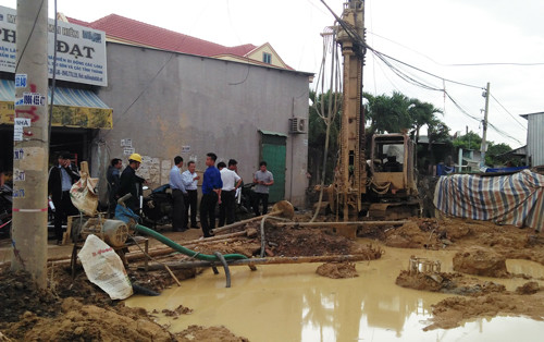 Hiện trường vụ việc. Ảnh: Tin Tin.