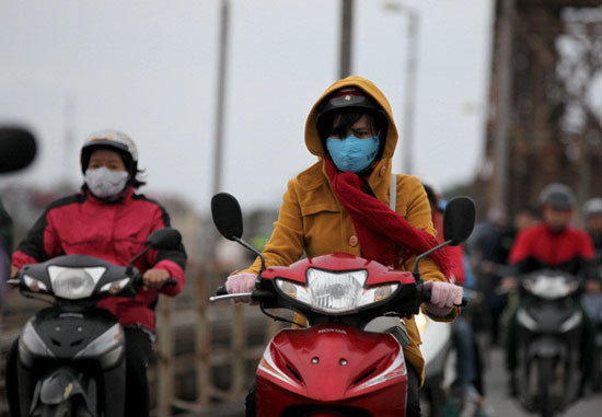 Không khí lạnh liên tục tăng cường, Hà Nội rét 12 độ C