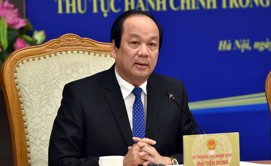Bộ trưởng, Chủ nhiệm VPCP Mai Tiến Dũng