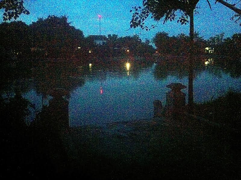 Bến Chùa ven sông Bồ, nơi xảy ra vụ đuối nước đau lòng.