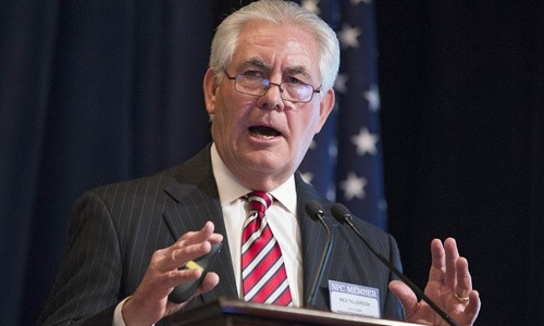 Tân Ngoại trưởng Mỹ Rex Tillerson. Ảnh: AFP