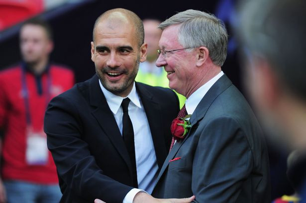 Pep Guardiola từng được Sir Alex Ferguson nhắm đến như ứng cử viên kế vị ông tại sân Old Trafford