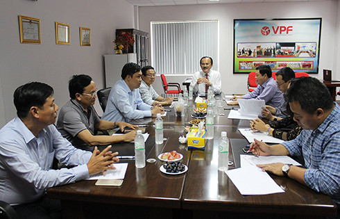 VPF họp Hội đồng quản trị chiều 28/2. Ảnh: Đức Mạnh. 