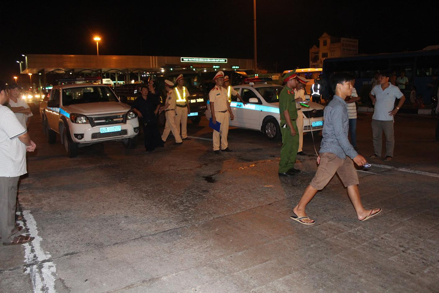 Hiện trường vụ việc.