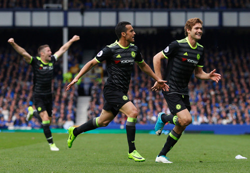 Chelsea có thể đăng quang sớm tại giải Ngoại hạng Anh. Ảnh: Reuters 