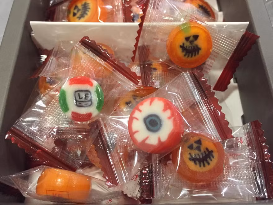 Các mẫu kẹo chạy nhất mùa Halloween