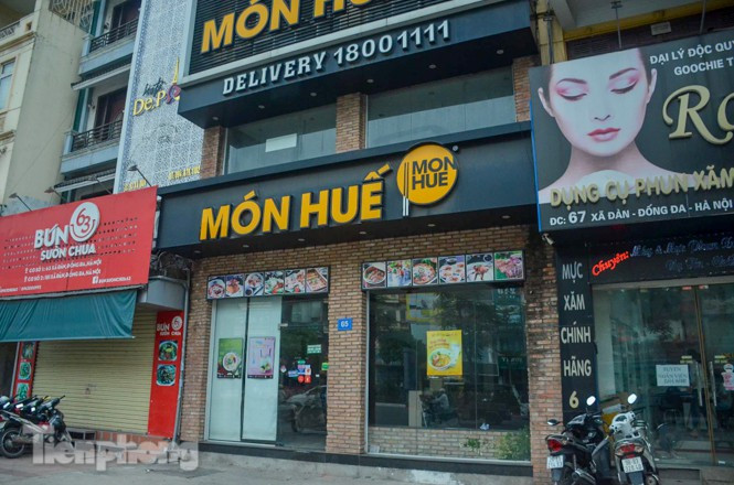 Chuỗi cửa hàng Món Huế đóng cửa hàng loạt