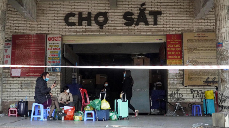 Hải Phòng phong tỏa chợ Sắt, nhiều F0 chờ được cách ly