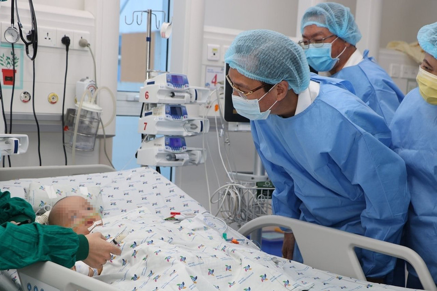 Sức khoẻ của các bé đang hồi phục tốt.