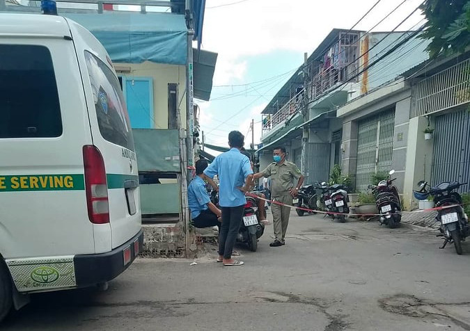 Xóm trọ nơi phát hiện vụ việc.