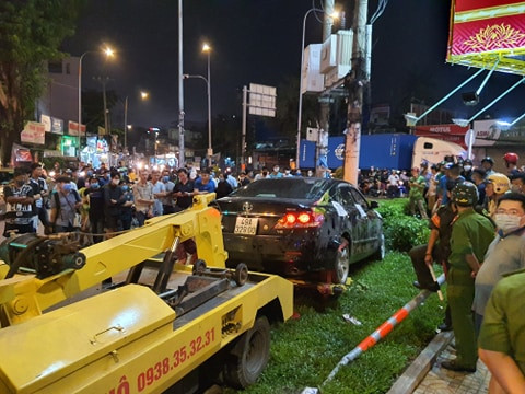 Hiện trường vụ việc.