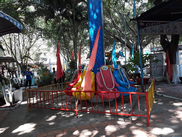 Khu vực trò chơi "vũ trụ mini" nơi xảy ra sự cố đứt cáp