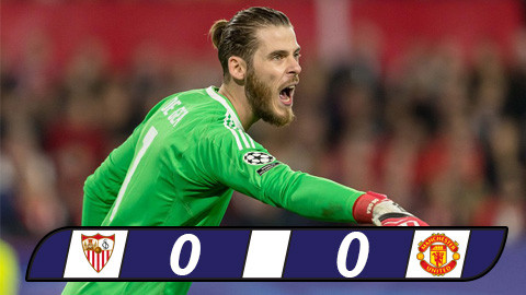 De Gea lập kỷ lục cứu thua, M.U hòa trong tủi hổ