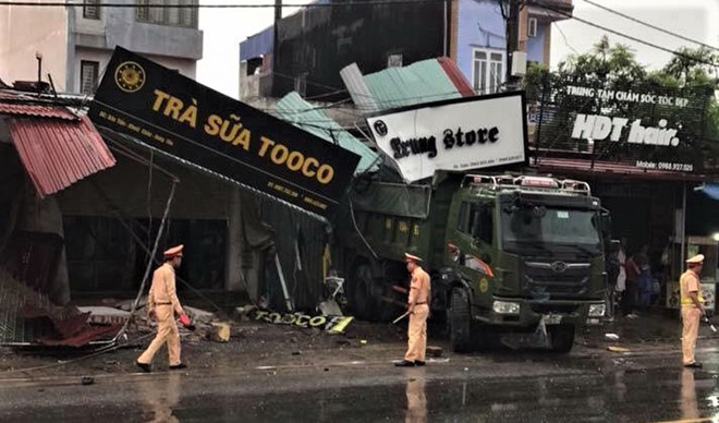 Hiện trường vụ tai nạn