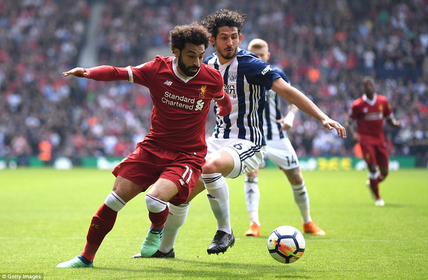 Liverpool đánh rơi chiến thắng West Brom