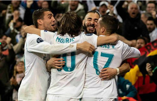 Real lần thứ ba liên tiếp vào chung kết Champions League
