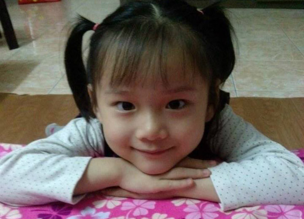 Bé Hải An hiến giác mạc trước khi qua đời. Ảnh: T.D