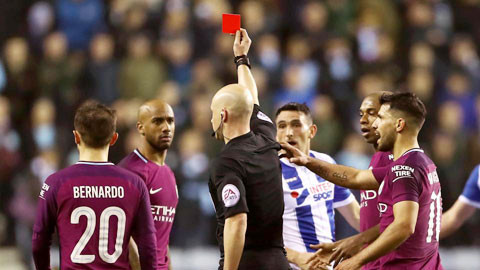 Liên đoàn bóng đá Anh điều tra trận Man City thua sốc Wigan