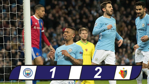 Man City bất ngờ thất thủ trên sân nhà