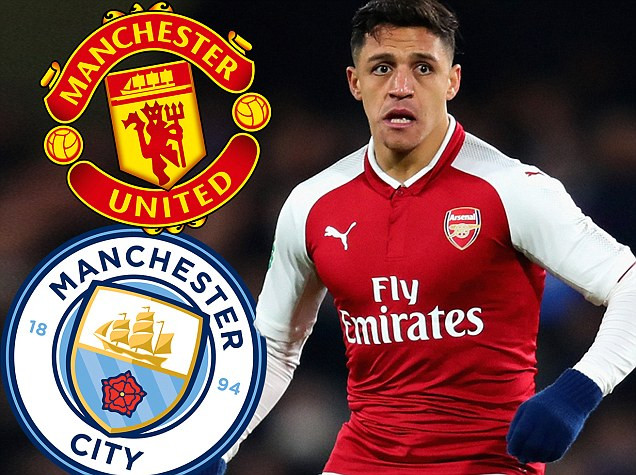 Man City bỏ cuộc, M.U áp sát ngôi sao Sanchez