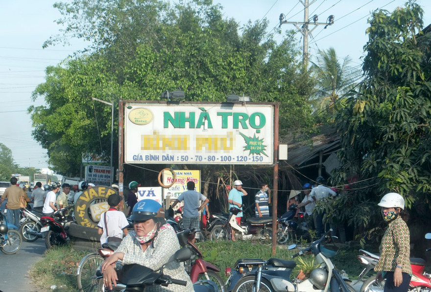 Nhà trọ xảy ra vụ việc