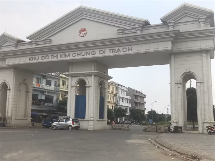 Khu đô thị Kim Chung-Di Trạch, một trong những đô thị bỏ hoang trên địa bàn huyện Hoài Đức.