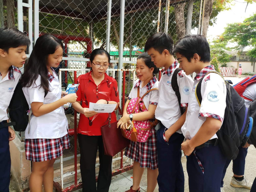 Thí sinh dự thi lớp 10 tại TPHCM