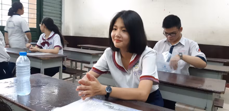 Thí sinh dự thi tại TPHCM