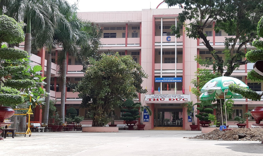 Trường THPT Thủ Đức, TPHCM nơi xảy ra vụ việc