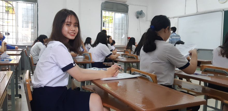 Thí sinh dự thi THPT Quốc gia tại TPHCM