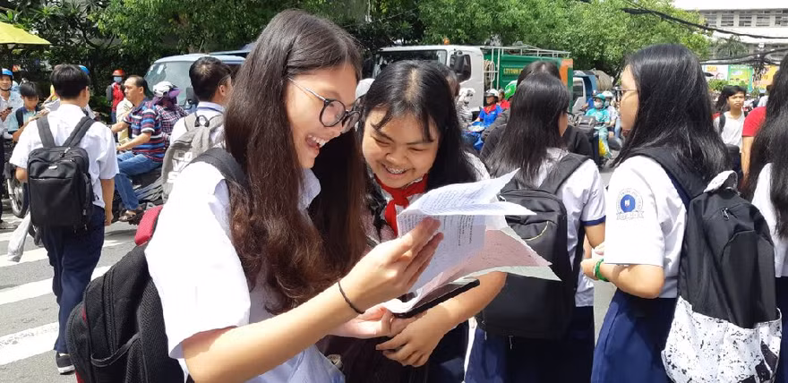 Thí sinh tham dự kỳ thi lớp 10 tại TPHCM năm 2018