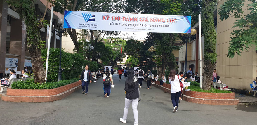 Thí sinh dự thi Đánh giá năng lực đợt 2 tại TPHCM