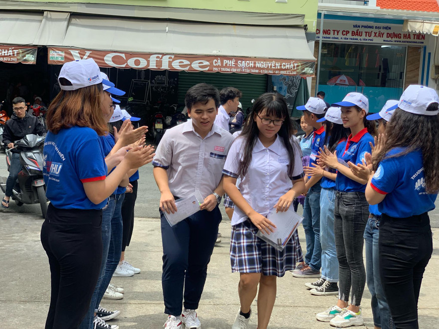 Thí sinh dự thi THPT tại TPHCM