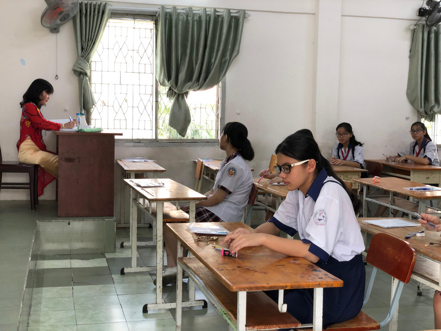 Thí sinh dự thi lớp 10 tại TPHCM năm học 2019-2020