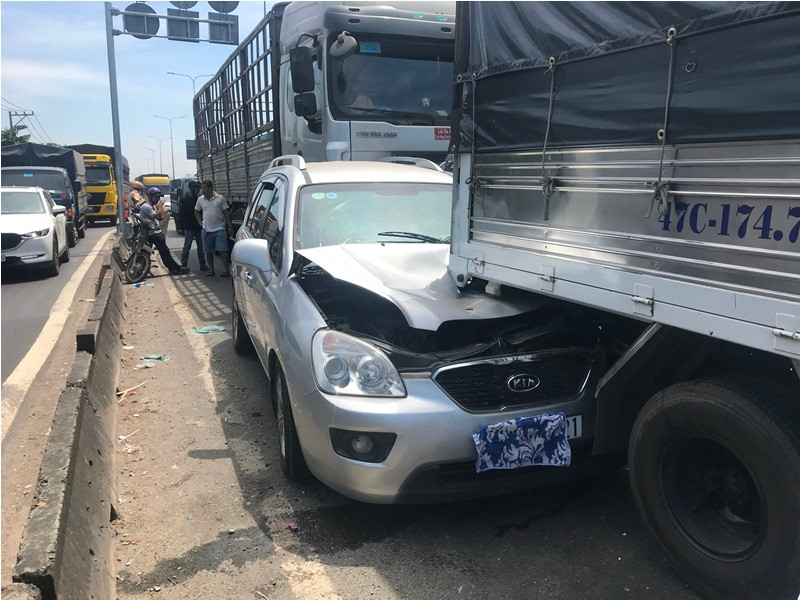 Hiện trường tai nạn.