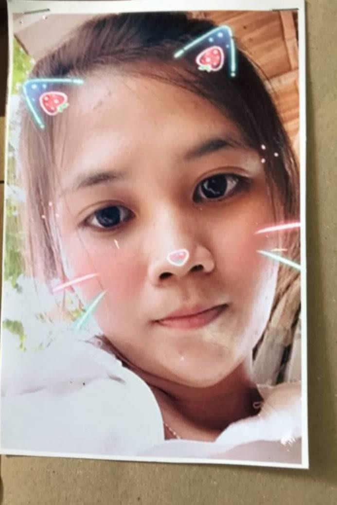 Chân dung chị Vi trước khi mất tích. Ảnh công an cung cấp.